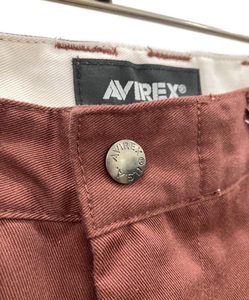 AVIREX（アヴィレックス）AVIREX (アヴィレックス) アンチフォーリングワークパンツ ブラウン サイズ:Mの古着・服飾アイテム