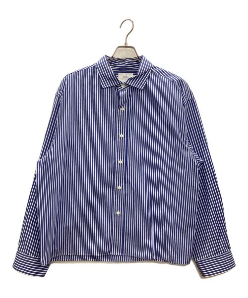 19SO（ナインティーンエスオー）19SO (ナインティーンエスオー) 長袖シャツ  ブルー サイズ:SIZE Lの古着・服飾アイテム
