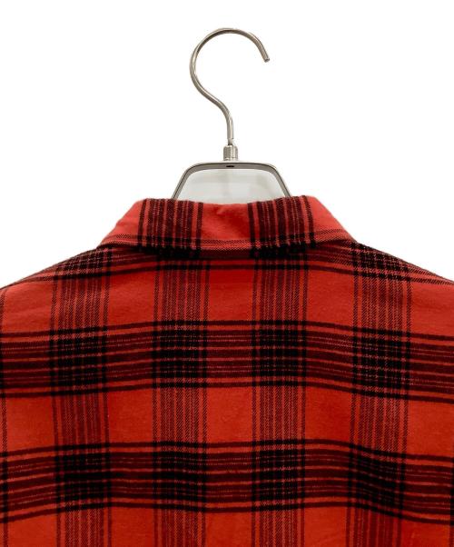 19SO（ナインティーンエスオー）19SO (ナインティーンエスオー) 長袖シャツ レッド サイズ:SIZE Lの古着・服飾アイテム