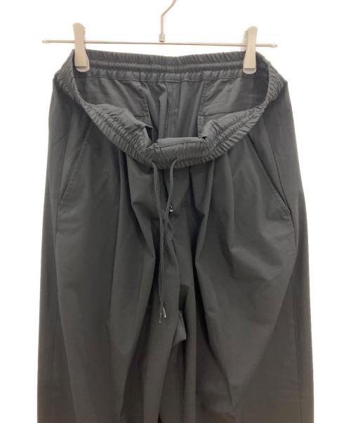 19SO（ナインティーンエスオー）19SO (ナインティーンエスオー) ワイドスラックス ブラック サイズ:Mの古着・服飾アイテム