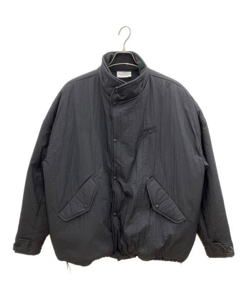 19SO（ナインティーンエスオー）19SO (ナインティーンエスオー) 中綿ジャケット ブラック サイズ:Lの古着・服飾アイテム