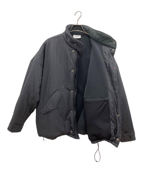 19SO（ナインティーンエスオー）19SO (ナインティーンエスオー) 中綿ジャケット ブラック サイズ:Lの古着・服飾アイテム