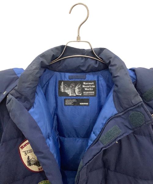 MARMOT（マーモット）MARMOT (マーモット) NEIGHBORHOOD (ネイバーフッド) ダウンジャケット　MARMOT CLASSIC DOWN / N-JKT ネイビー サイズ:Mの古着・服飾アイテム