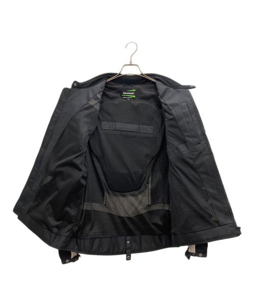 kawasaki（カワサキ）kawasaki (カワサキ) プロテクタージャケット　BATES LEATHERS ブラック×ホワイト サイズ:3Lの古着・服飾アイテム
