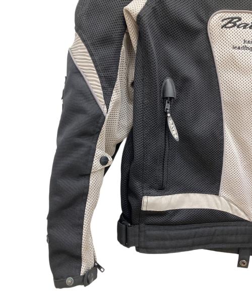 kawasaki（カワサキ）kawasaki (カワサキ) プロテクタージャケット　BATES LEATHERS ブラック×ホワイト サイズ:3Lの古着・服飾アイテム