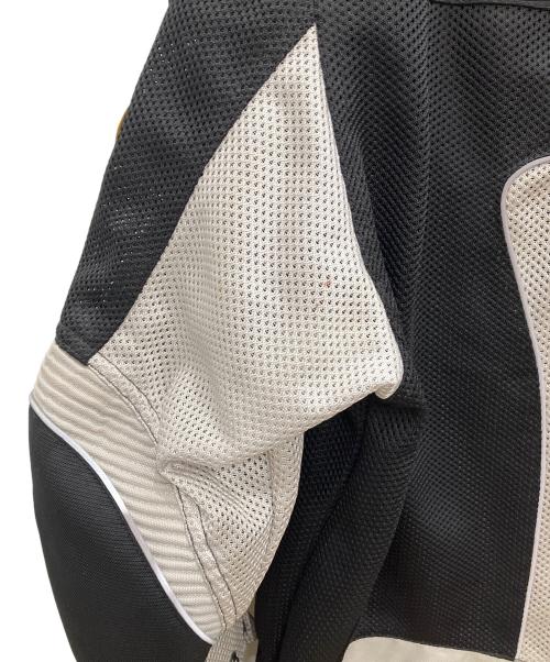 kawasaki（カワサキ）kawasaki (カワサキ) プロテクタージャケット　BATES LEATHERS ブラック×ホワイト サイズ:3Lの古着・服飾アイテム