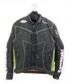 kawasakiカワサキ）の古着「プロテクタージャケット　BATES ライナー付」｜ブラック×グリーン