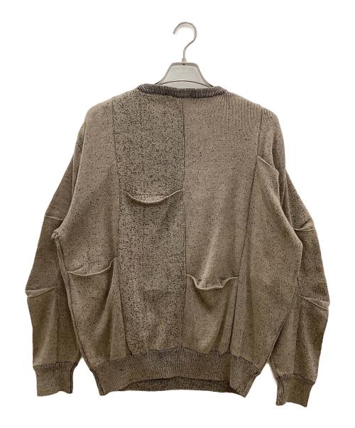 ISSEY MIYAKE（イッセイミヤケ）ISSEY MIYAKE (イッセイミヤケ) 薄手ニット ブラウン サイズ:表記無しの古着・服飾アイテム