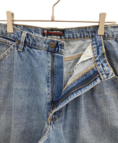 POLO JEANS（ポロジーンズ）POLO JEANS (ポロジーンズ) RALPH LAUREN (ラルフローレン) デニムパンツ　 90’s ブルー サイズ:記載無の古着・服飾アイテム
