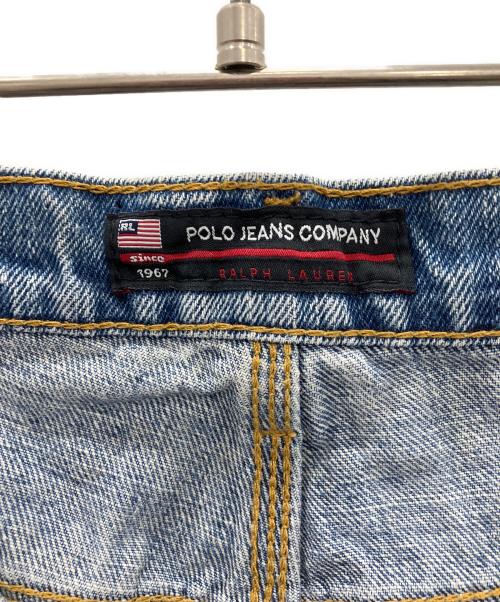 POLO JEANS（ポロジーンズ）POLO JEANS (ポロジーンズ) RALPH LAUREN (ラルフローレン) デニムパンツ　 90’s ブルー サイズ:記載無の古着・服飾アイテム