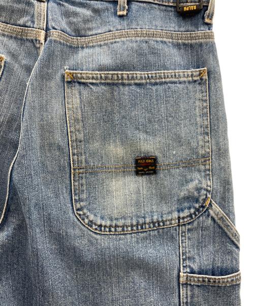 POLO JEANS（ポロジーンズ）POLO JEANS (ポロジーンズ) RALPH LAUREN (ラルフローレン) デニムパンツ　 90’s ブルー サイズ:記載無の古着・服飾アイテム