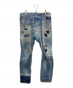 DSQUARED2ディースクエアード）の古着「バイカーデニムパンツ　TIDY BIKER JEAN」｜インディゴ