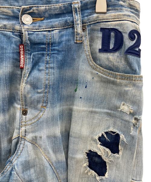 DSQUARED2（ディースクエアード）DSQUARED2 (ディースクエアード) バイカーデニムパンツ　TIDY BIKER JEAN インディゴ サイズ:42の古着・服飾アイテム