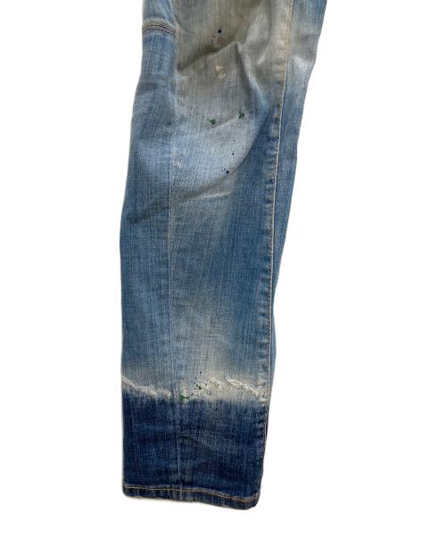 DSQUARED2（ディースクエアード）DSQUARED2 (ディースクエアード) バイカーデニムパンツ　TIDY BIKER JEAN インディゴ サイズ:42の古着・服飾アイテム