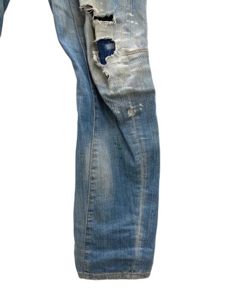 DSQUARED2（ディースクエアード）DSQUARED2 (ディースクエアード) バイカーデニムパンツ　TIDY BIKER JEAN インディゴ サイズ:42の古着・服飾アイテム