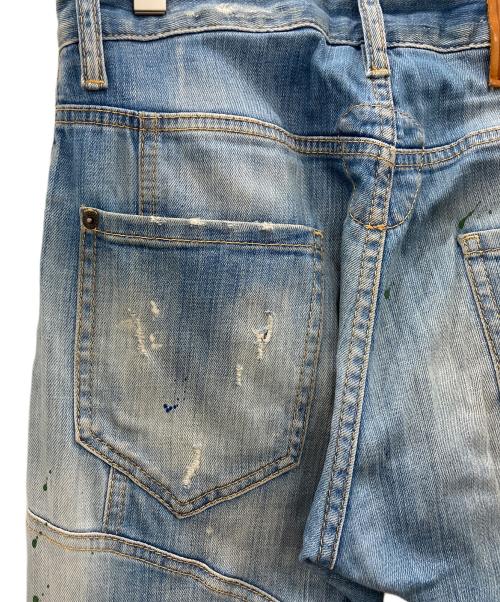 DSQUARED2（ディースクエアード）DSQUARED2 (ディースクエアード) バイカーデニムパンツ　TIDY BIKER JEAN インディゴ サイズ:42の古着・服飾アイテム