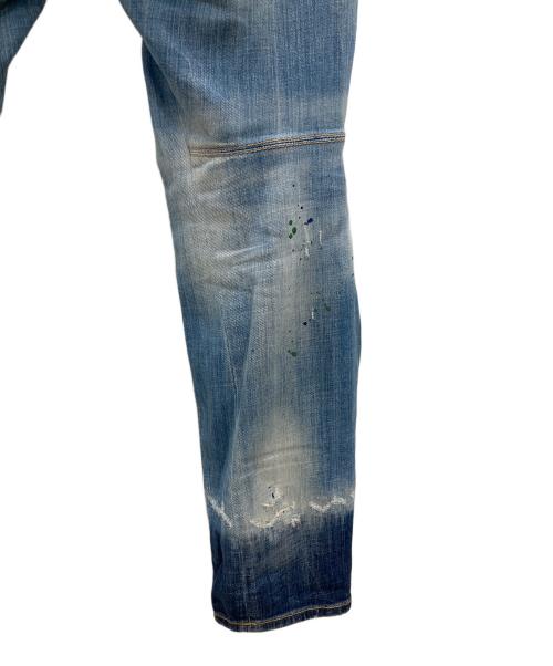 DSQUARED2（ディースクエアード）DSQUARED2 (ディースクエアード) バイカーデニムパンツ　TIDY BIKER JEAN インディゴ サイズ:42の古着・服飾アイテム