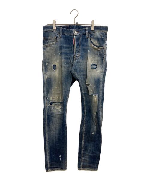 DSQUARED2（ディースクエアード）DSQUARED2 (ディースクエアード) デニムパンツ　SKATER JEAN　2021AW インディゴ サイズ:46の古着・服飾アイテム