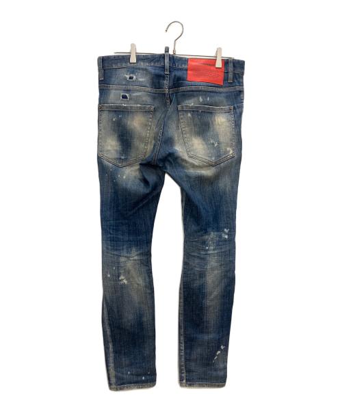 DSQUARED2（ディースクエアード）DSQUARED2 (ディースクエアード) デニムパンツ　SKATER JEAN　2021AW インディゴ サイズ:46の古着・服飾アイテム