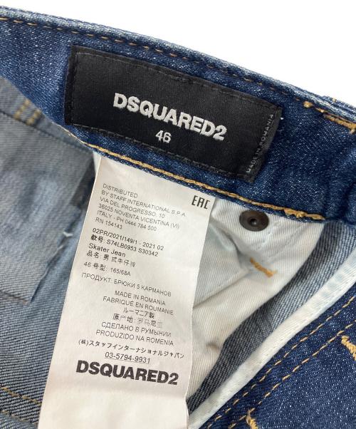 DSQUARED2（ディースクエアード）DSQUARED2 (ディースクエアード) デニムパンツ　SKATER JEAN　2021AW インディゴ サイズ:46の古着・服飾アイテム
