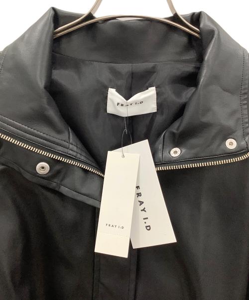 FRAY ID（フレイ アイディー）FRAY ID (フレイ アイディー) ハイネックブルゾン ブラック サイズ:1の古着・服飾アイテム
