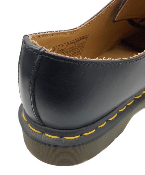 Dr.Martens（ドクターマーチン）Dr.Martens (ドクターマーチン) 3ホールシューズ　3EYE GIBSON BLACK ブラック サイズ:UK 6の古着・服飾アイテム