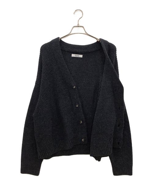 WISM（ウィズム）WISM (ウィズム) 厚手カーディガン ネイビー サイズ:Freeの古着・服飾アイテム