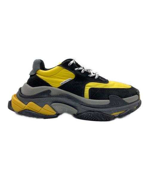 BALENCIAGA（バレンシアガ）BALENCIAGA (バレンシアガ) スニーカー　Triple S イエロー×ブラック サイズ:26.5の古着・服飾アイテム