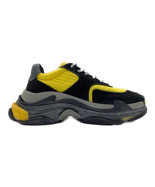 BALENCIAGA（バレンシアガ）BALENCIAGA (バレンシアガ) スニーカー　Triple S イエロー×ブラック サイズ:26.5の古着・服飾アイテム