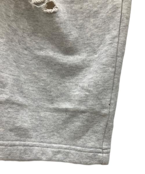 adidas（アディダス）adidas (アディダス) スウェットパンツ　ダメージ加工 グレー サイズ:Mの古着・服飾アイテム