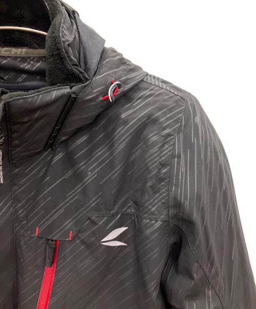 TAICHI（タイチ）TAICHI (タイチ) ウインターパーカ ブラック×レッド サイズ:XLの古着・服飾アイテム