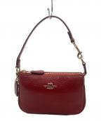 COACHコーチ）の古着「ミニポーチ」｜レッド