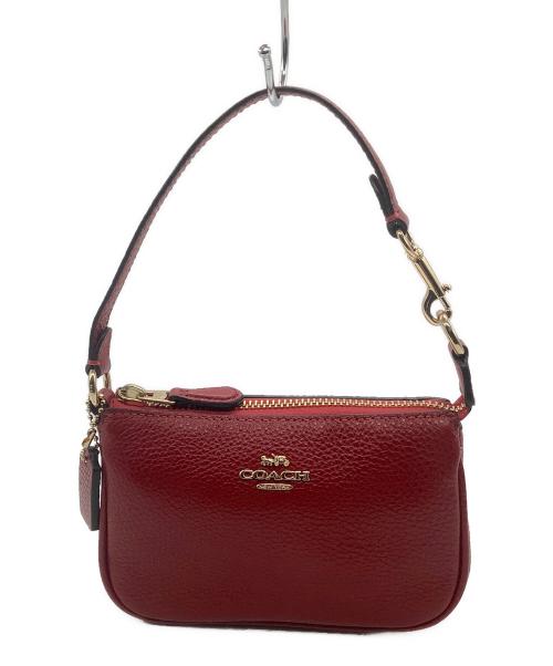 COACH（コーチ）COACH (コーチ) ミニポーチ レッドの古着・服飾アイテム