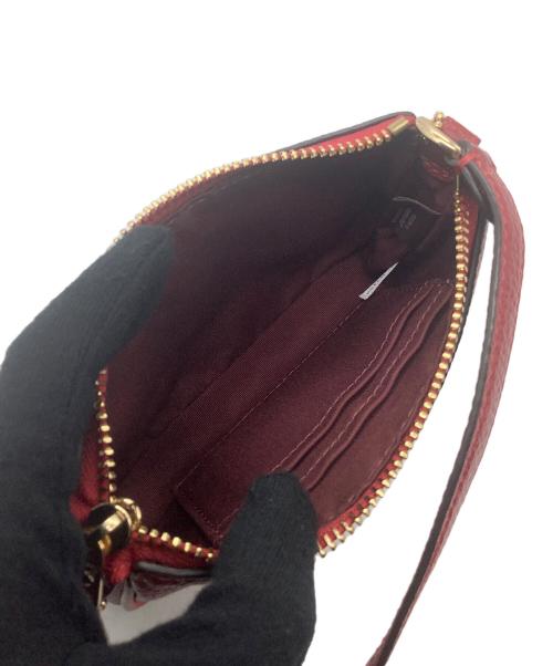 COACH（コーチ）COACH (コーチ) ミニポーチ レッドの古着・服飾アイテム