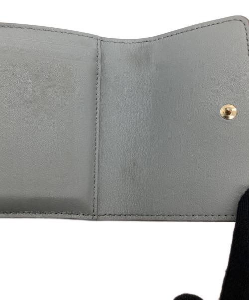 Christian Dior（クリスチャン ディオール）Christian Dior (クリスチャン ディオール) 3つ折り財布　モンテーニュ グレーの古着・服飾アイテム