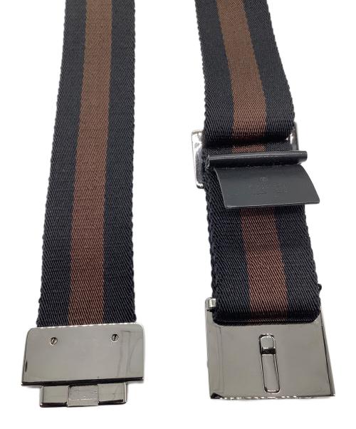 GUCCI（グッチ）GUCCI (グッチ) ベルト ブラウン×ブラックの古着・服飾アイテム