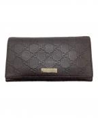 GUCCIグッチ）の古着「長財布」｜ブラウン