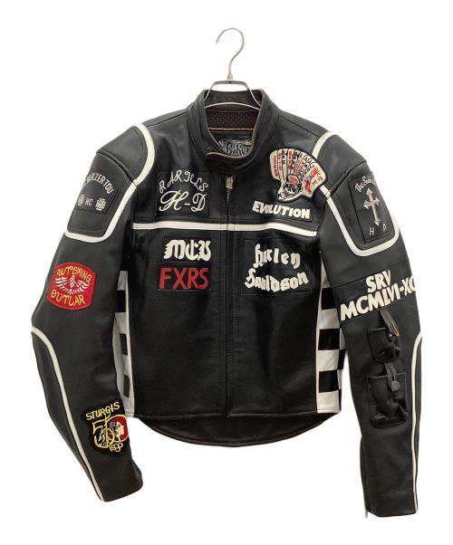 BIKERS（バイカーズ）BIKERS (バイカーズ) ライダースジャケット　マルボロマン ブラック サイズ:40の古着・服飾アイテム