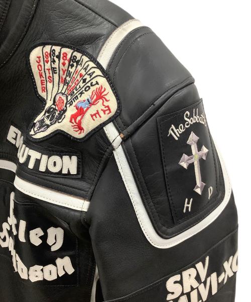 BIKERS（バイカーズ）BIKERS (バイカーズ) ライダースジャケット　マルボロマン ブラック サイズ:40の古着・服飾アイテム
