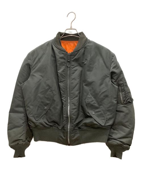ALPHA（アルファ）ALPHA (アルファ) MA-1ジャケット オリーブ サイズ:Lの古着・服飾アイテム
