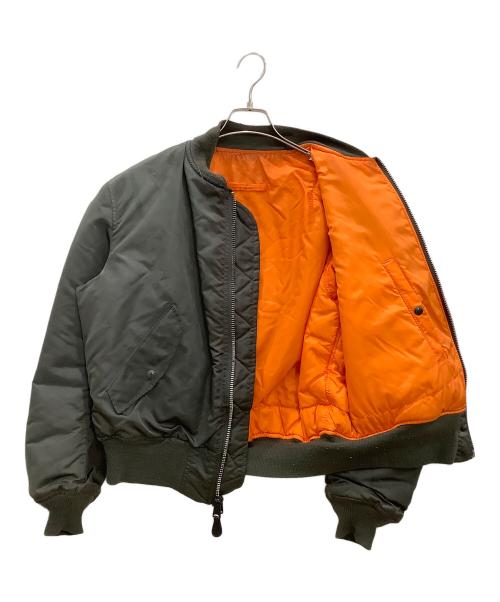 ALPHA（アルファ）ALPHA (アルファ) MA-1ジャケット オリーブ サイズ:Lの古着・服飾アイテム