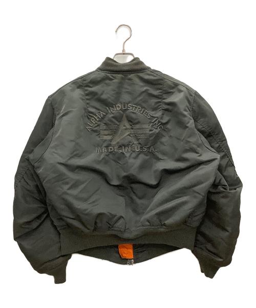 ALPHA（アルファ）ALPHA (アルファ) MA-1ジャケット オリーブ サイズ:Lの古着・服飾アイテム