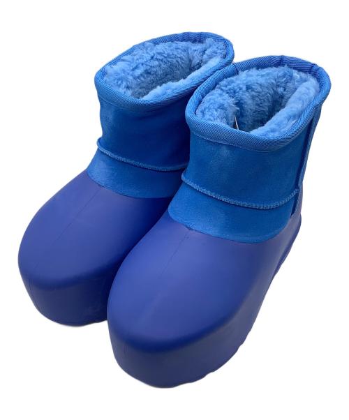 UGG（アグ）UGG (アグ) クラシック ミニ パンプド モールデッド ブルー サイズ:24の古着・服飾アイテム