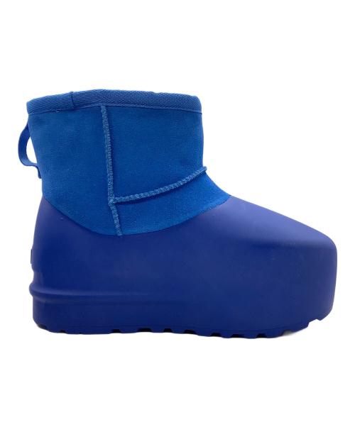 UGG（アグ）UGG (アグ) クラシック ミニ パンプド モールデッド ブルー サイズ:24の古着・服飾アイテム