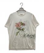 GIVENCHYジバンシィ）の古着「半袖カットソー　Peony Print Tee」｜ホワイト