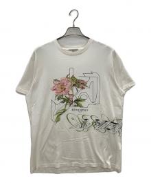 GIVENCHY（ジバンシィ）の古着「半袖カットソー　Peony Print Tee」｜ホワイト