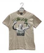 stussyステューシー）の古着「半袖カットソー」｜ベージュ