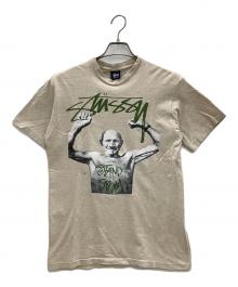 stussy（ステューシー）の古着「半袖カットソー」｜ベージュ