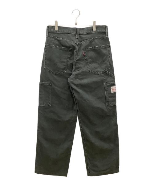 LEVI'S（リーバイス）LEVI'S (リーバイス) デニムペインターパンツ オリーブ サイズ:W28×L32の古着・服飾アイテム