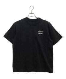 sacai（サカイ）の古着「geoff sacai Embroidery T-Shirt 26SS」｜ブラック